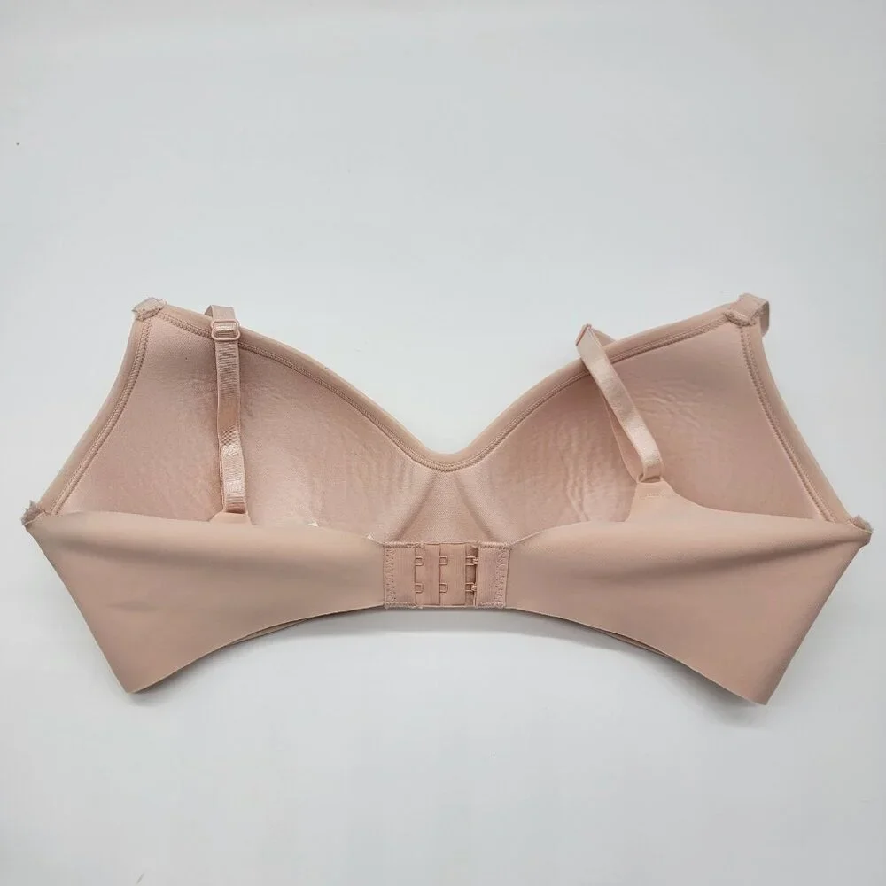 Sophie B Bra Sz 34C Pink Lightly Padded Wireless T Shirt Adjustable Strap‎